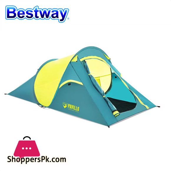 Pavillo Cool Quick Tent Camping Outdoor 2 Person Pop Up Tent Waterproof for Travel Hiking or Garden - 68097