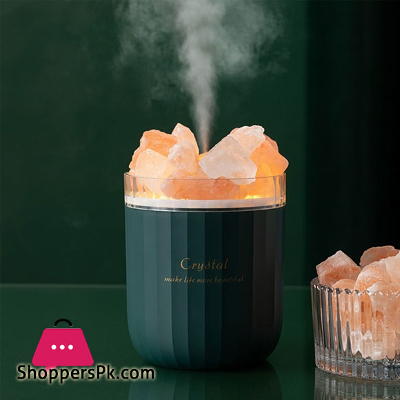 Portable Crystal Aromatheraphy USB Humidifier Wireless Aroma Essential Oil Diffuser Air Humidifier with Home Atmosphere Lamp