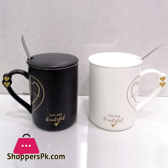 Ceramic 2 Pcs set Couple Mug Gift Box