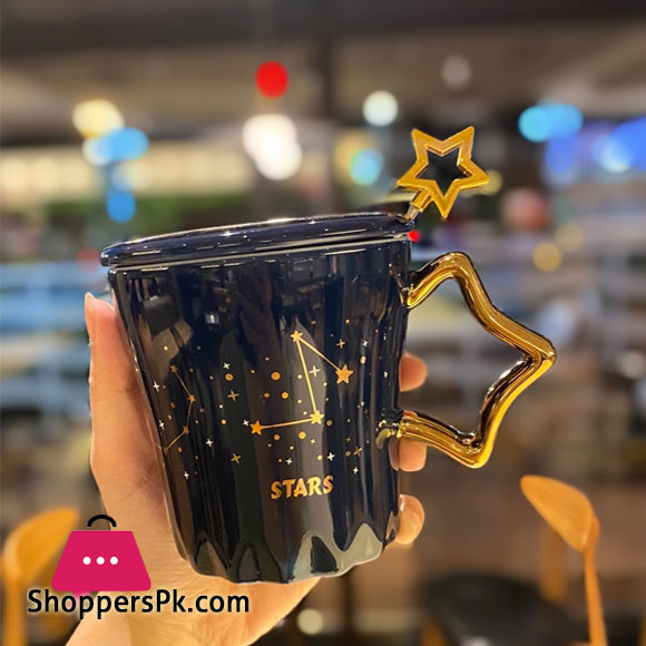 European - Style Luxury Star Ceramic Cup - 400ML