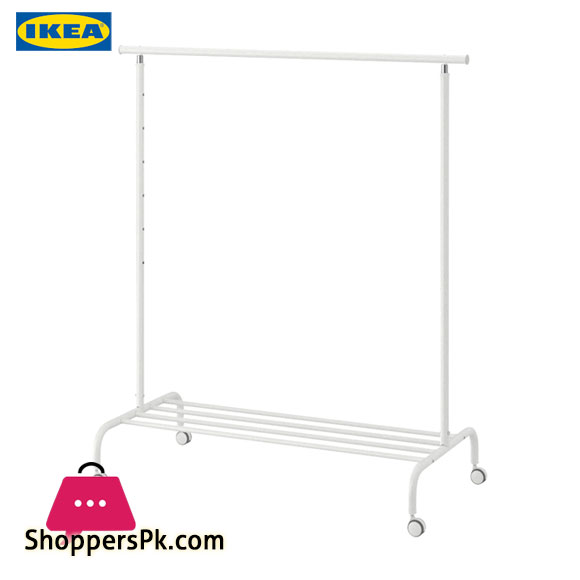 Ikea RIGGA Clothes Rack White