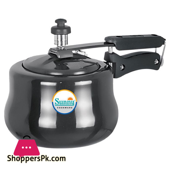 Indian Cooker Sunny Hard Anodized Pressure Cooker 6.5 Liter