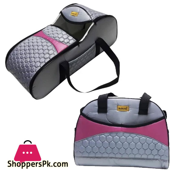 Rain Baby Lux Quilted Carry Cot Honeycomb Pattern Baby Carrier Set of 2