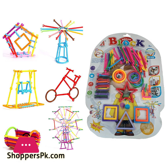 Colorful Sticks Creative Building Blocks Learning Toy Set