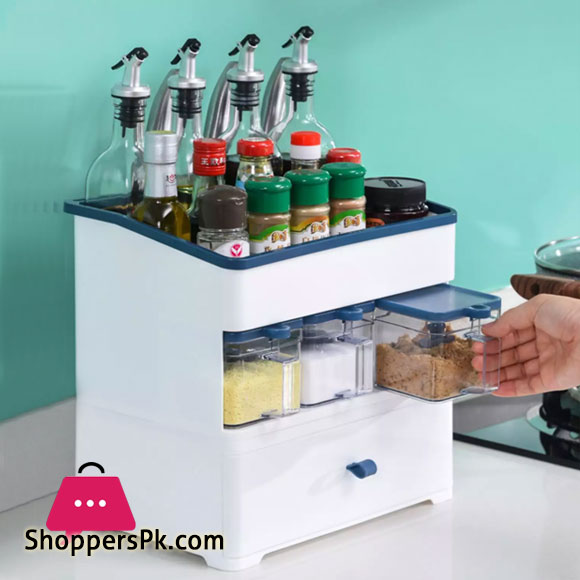 Condiment Boxed Set Multiple Combination Jar Spice Kitchen Shelf