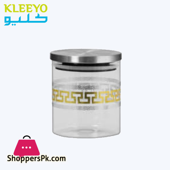 KLEEYO STORAGE JAR GLASS 700ML - G0002Y