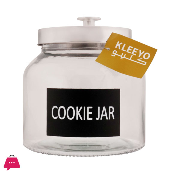 KLEEYO GLASS COOKIE JAR