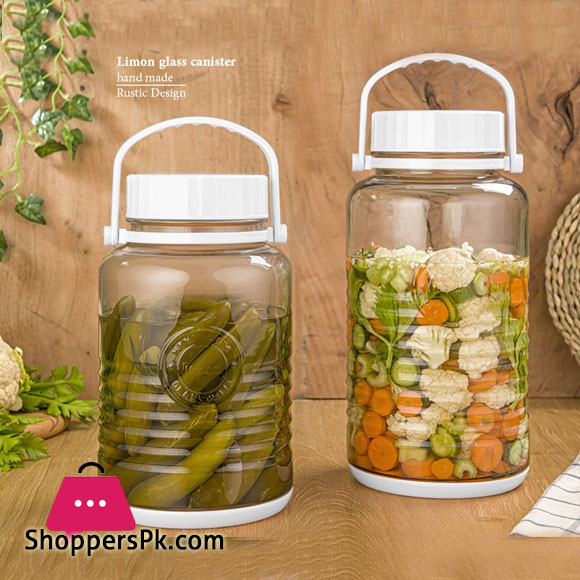LIMON Glass Jar Large 5 Liter