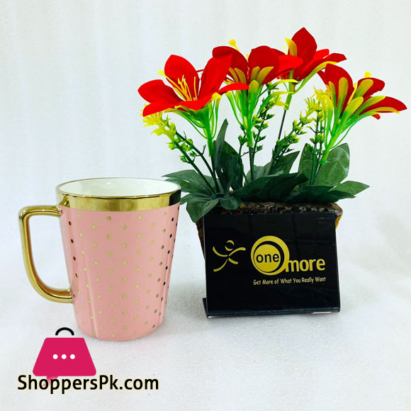 ONE MORE GOLD LINE DOT MUG 1 Pcs - R500