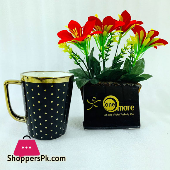 ONE MORE GOLD LINE DOT MUG 1 Pcs - R500
