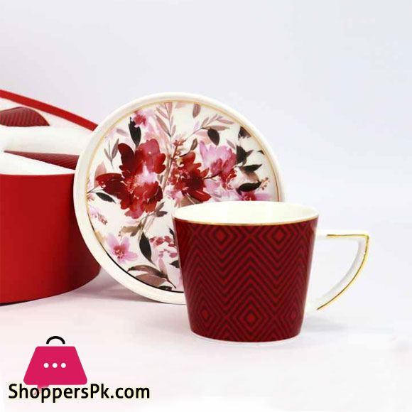 Angela Cup Saucer Set Red MK45