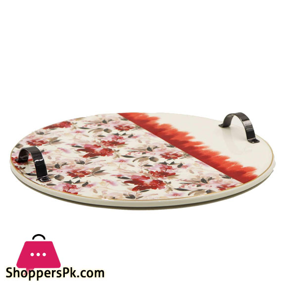 Angela Serving Dessert Plate with Handle MK69