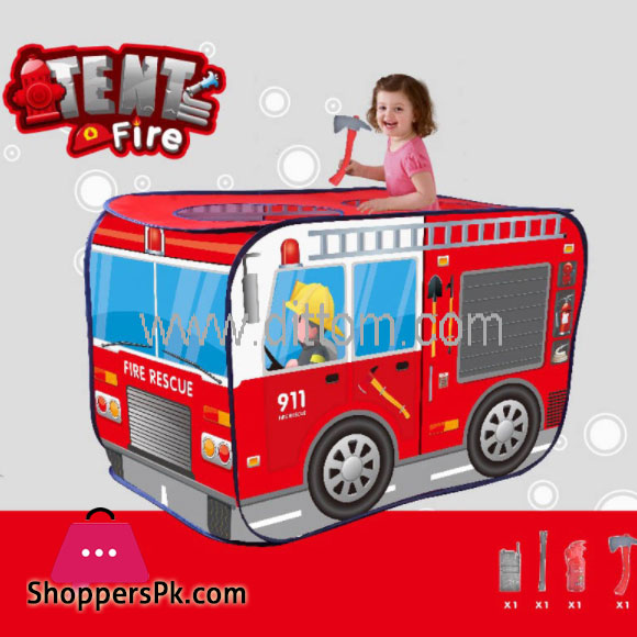 Childrens Play House Tent Fire Truck