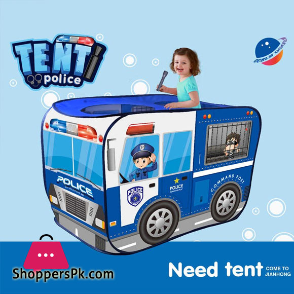 Childrens Play House Tent Police Bus