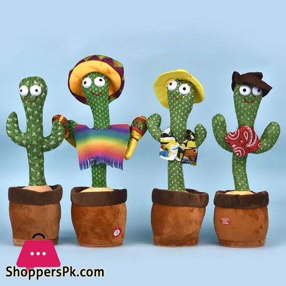 Dancing Cactus Plush in Pot Singing Dancing Baby Repeats What You Say Dancing Toy Dancing Cactus