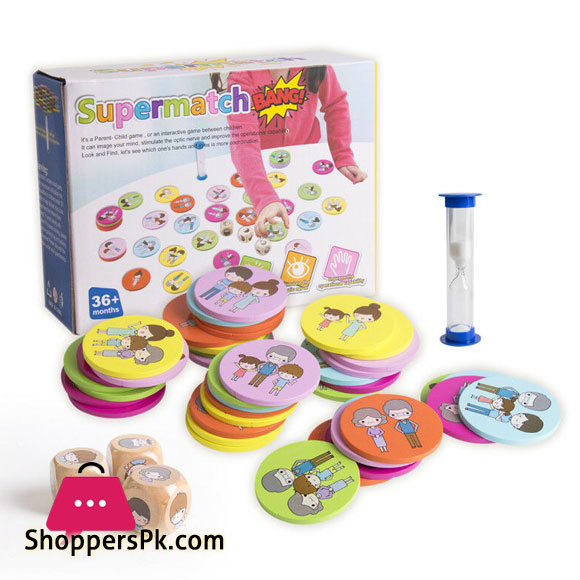 Super Match Wood Puzzle Bang Desktop Memory Cartoon Pattern Match Game