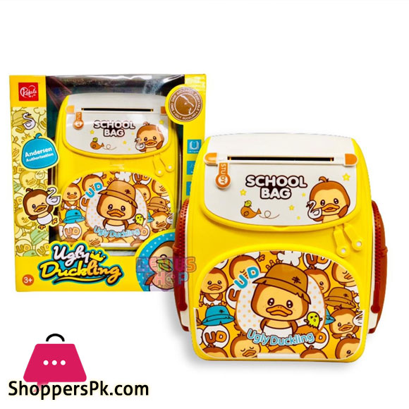 Childrens Toys ATM Piggy Bank Safe Money Box School Bag Toys Use Fingerprint Password