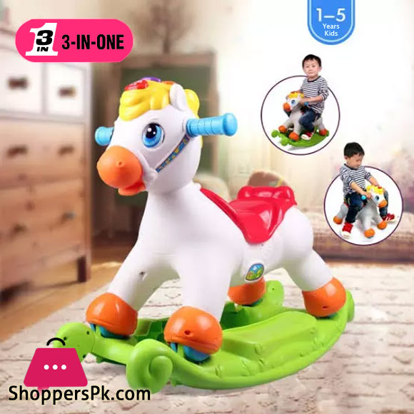 Evergreen 3 in 1 Happy Rocking Pony