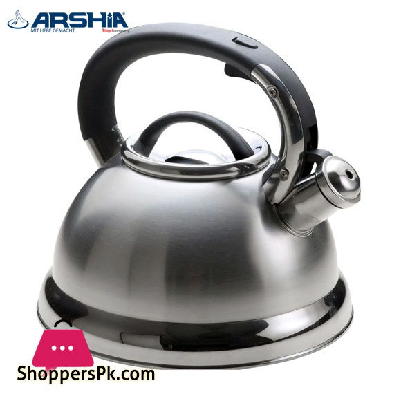 Arshia Stainless Steal Kettle 2.8 Liter - 2475-SK128