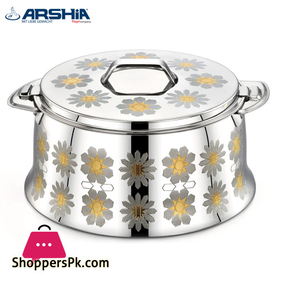 Arshia Belly Shape 5000 ML Hot Pot With Line Design - 2737 HP118