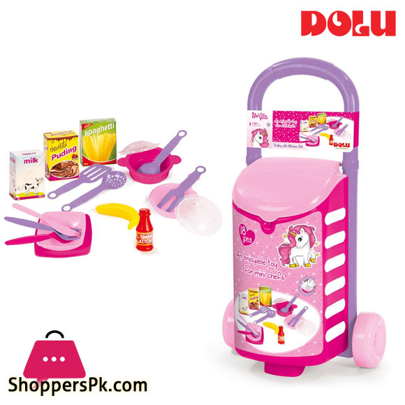 Dolu Unicorn Kitchen Trolley Set 18 Pcs - 2514 Turkey Made