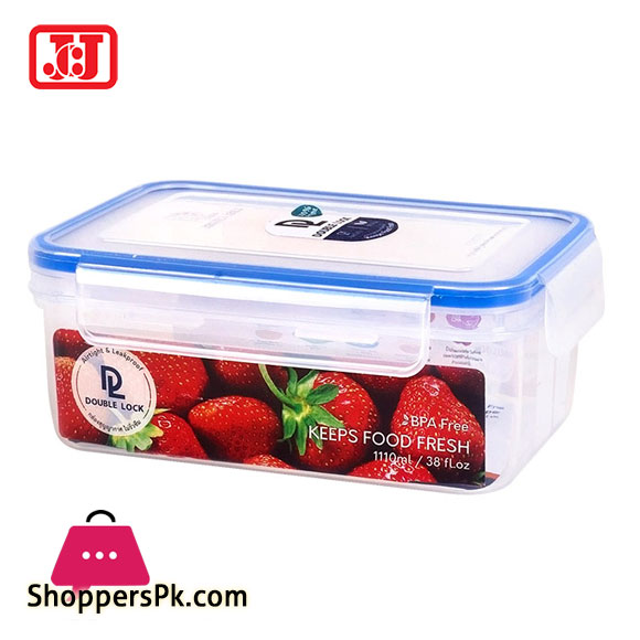 JCJ Double Lock Food Storage 1100 ml Thailand Made – 9113