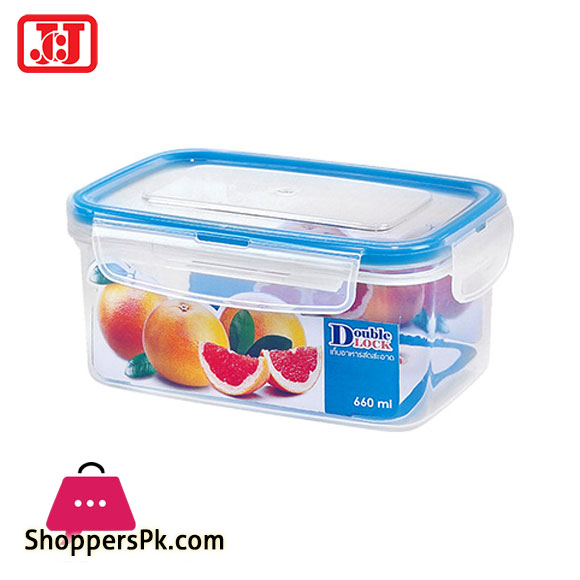 JCJ Double Lock Food Storage 660ml Thailand Made – 1388