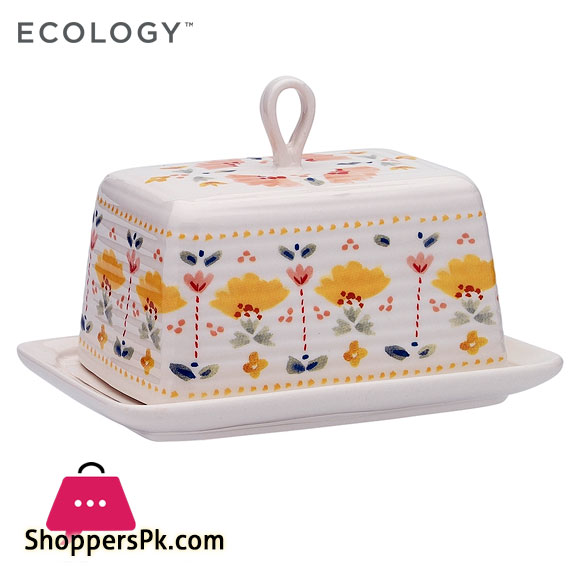 Ecology Clementine Butter Dish & Tray - EC63319