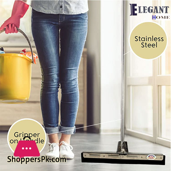 Elegant Home Stainless Steel Floor Wiper Large
