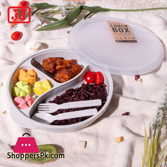 JCJ Food Keeper Lunch Box 3 Compartments Thailand Made – 4606-54606