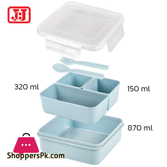 JCJ Lunch Box 3 Compartment Thailand Made – 9323-3
