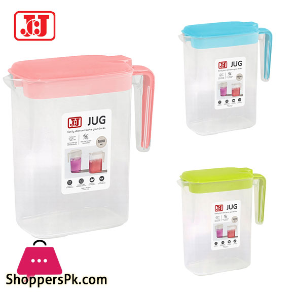 JCJ Plastic Water Pitcher Water Jug - 1 liter Thailand Made 1224