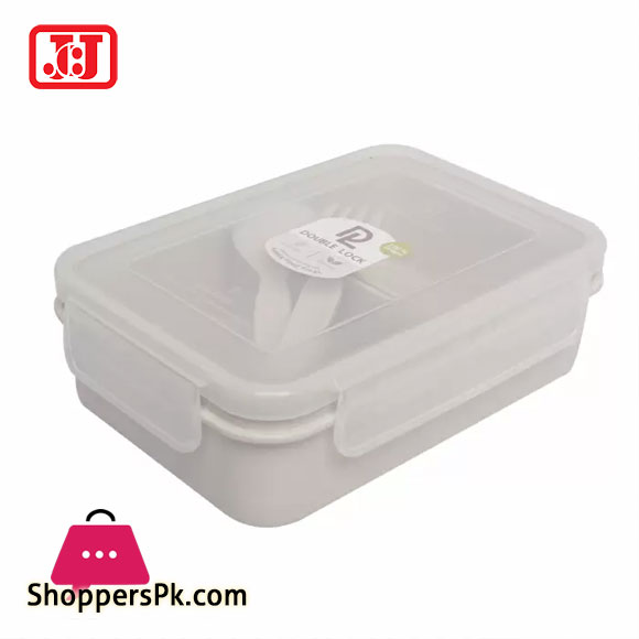 JCJ Square Lunch Box Divided Thailand Made – 9213-2