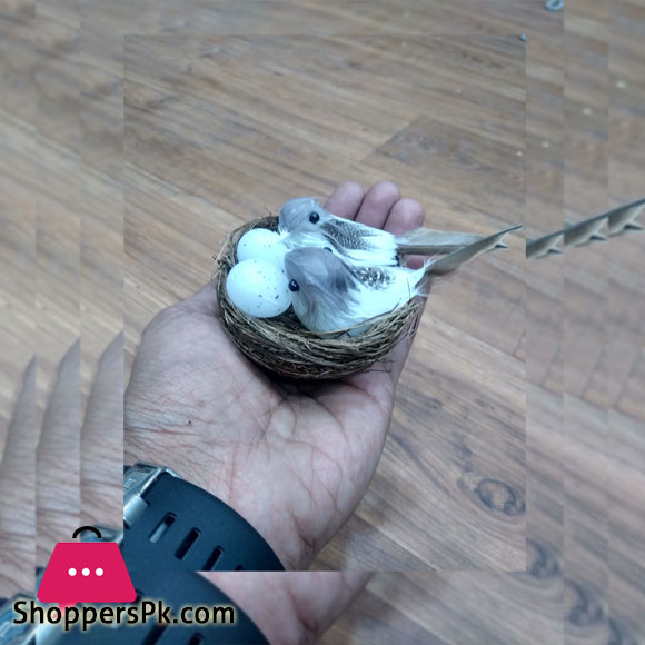 Mini birds with Nest and Birds egg Artificial Sparrows Craft Birds Home Decor Garden Bird Wedding Birds Artificial birds real feathers