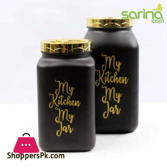 Sarina Glassware Cornered My Kitchen My Jar 3-Liter - S190-1 Turkey Made