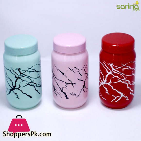 Sarina Glassware Marble Texture Jar 1000ML - S1003 Turkey Made