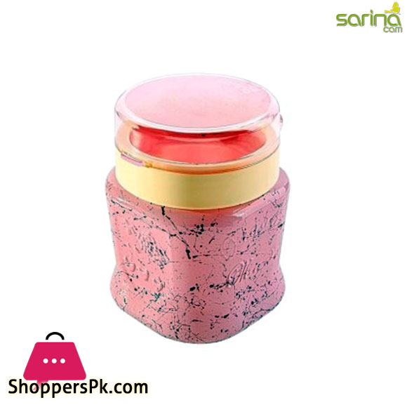 Sarina Glassware Marble Texture Organic Spice Jar 450ML- S1030 Turkey Made