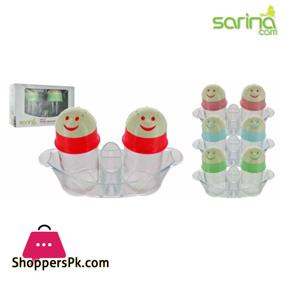 Sarina Glassware Titanic Salt and Pepper Shakers Set - S170 Turkey Made