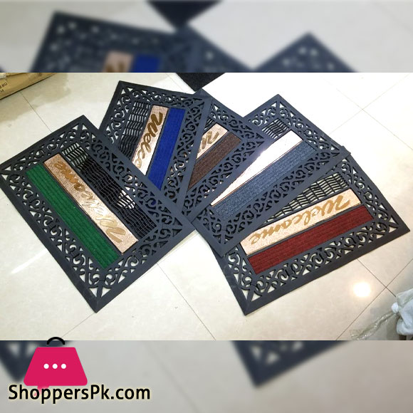 WellCome Outdoor Doormat Rubber Heavy-Duty 1-Pcs