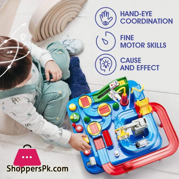 Adventure Car Toy Educational Race Track Toy Parking Garage Set Kids Toys for 3 Year Old Boys Girls