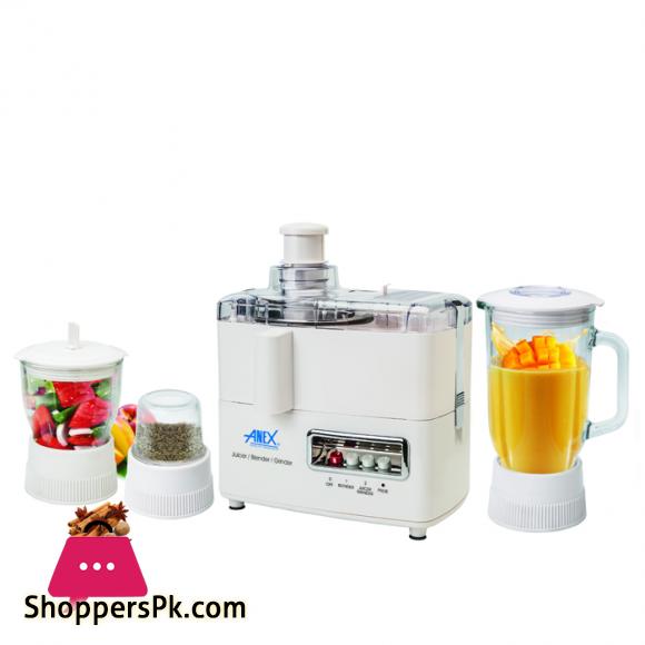 Anex 600 Watts Deluxe Juicer Blender Grinder AG 181