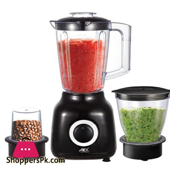 Anex Blender Grinder 3 in 1 Unbreakable - AG-6048