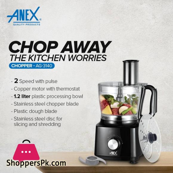 Anex Deluxe Chopper - Copper motor with thermostat AG-3140