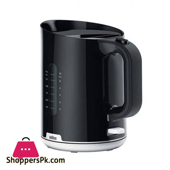 Braun Breakfast1 Electric Kettle 1.7 Ltr Black (WK 1100)