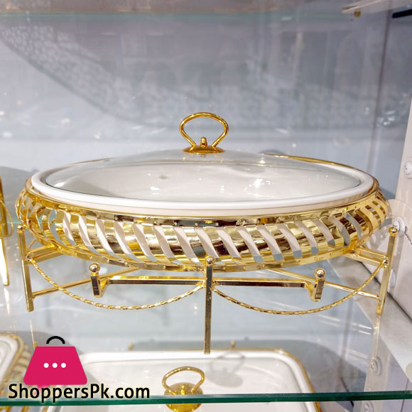 Brilliant Oval Casserole Serving Food Warmer Dish 12 Inch – BR0264