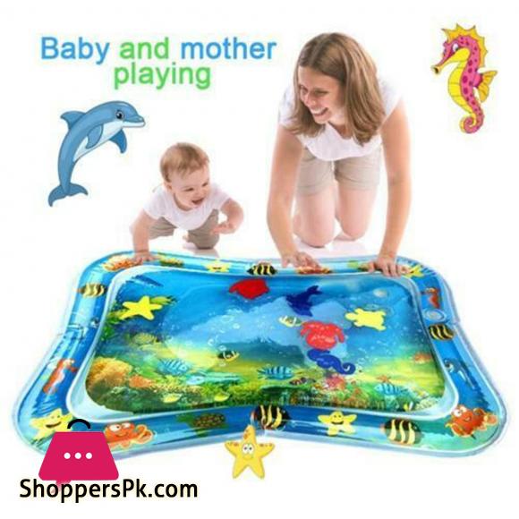Baby Kids water play mat Inflatable Infant Tummy Time Playmat Toddler for Baby Fun Activity Play Center Play Mats