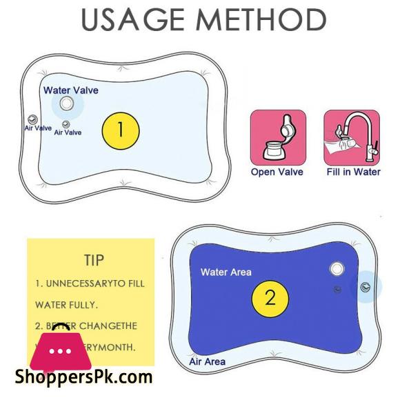 Baby Kids water play mat Inflatable Infant Tummy Time Playmat Toddler for Baby Fun Activity Play Center Play Mats