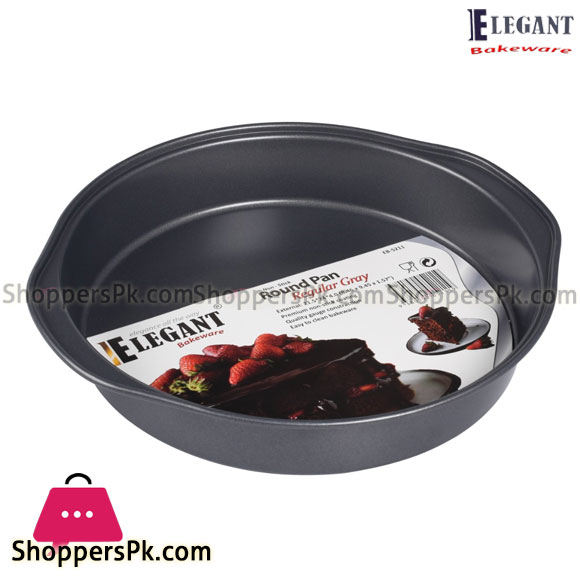 Elegant Bakeware Non-Stick Round Cake Pan 8.5 Inch - EB5211