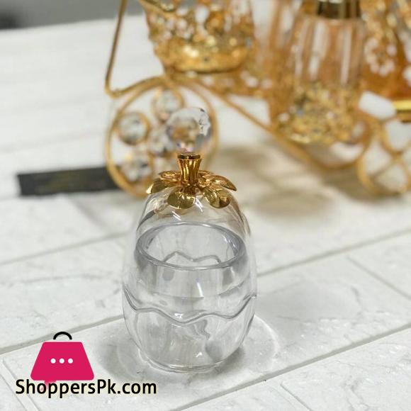 Golden Decorative Salt & Pepper Cart