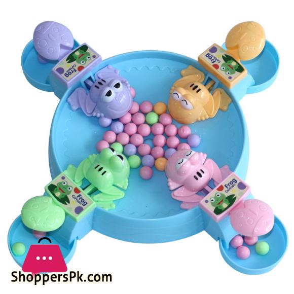 Hungry Frog Eating Beans Children Board Strategy Games Toy Family Competitive Interactive Stress Relief Toy Interesting Games 4 Frog